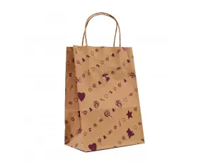 Bag "Purple gift" (230x170x90) (арт. 854) - picture