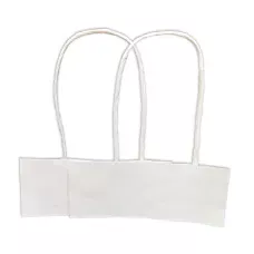 Twisted handles white (115 mm) Twisted handles white (115 mm) - picture